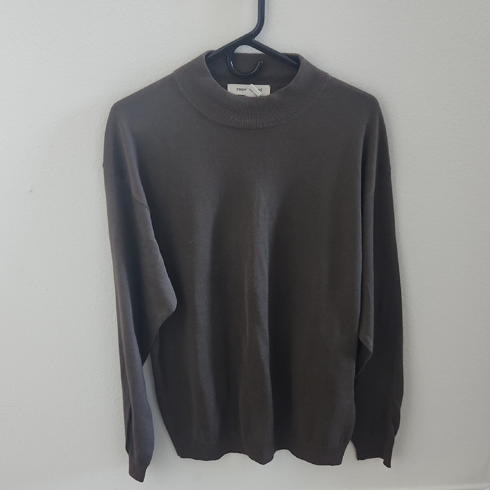 Pronto Uomo Brown Crewneck Sweater
